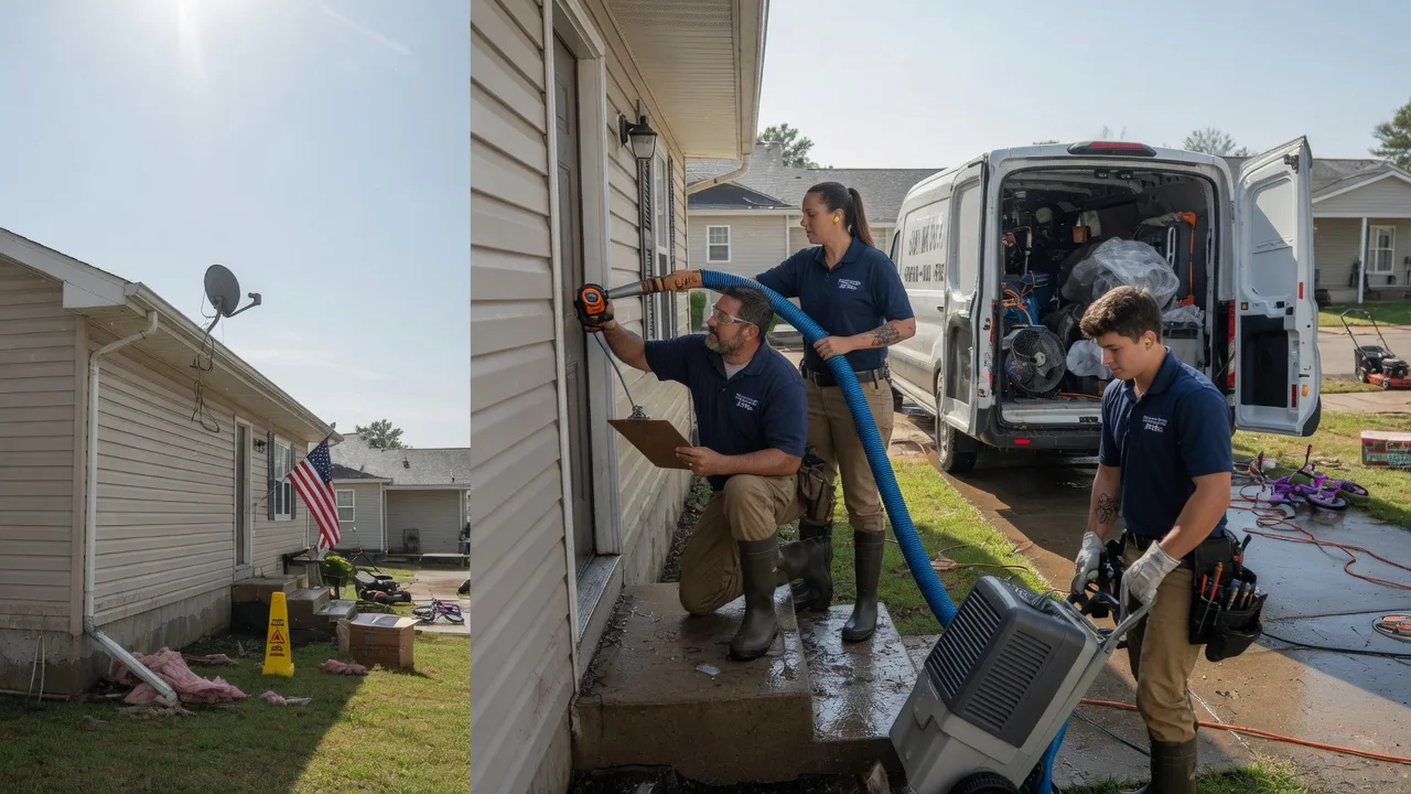 Ceiling Water Damage Restoration in Wright, WY near me